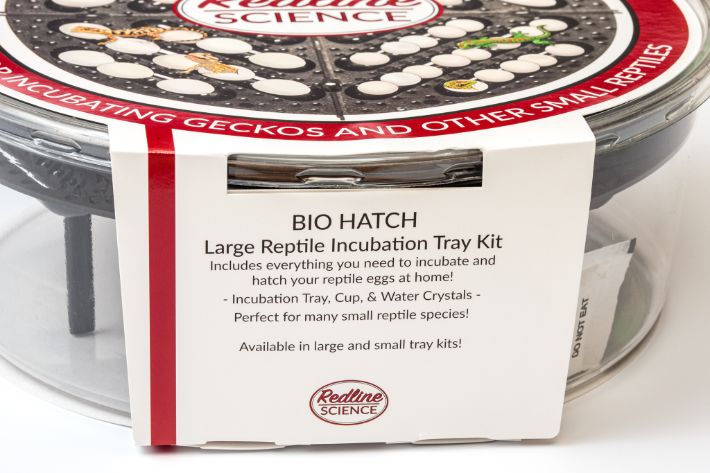 BIO HATCH Large Reptile Incubation Tray Kit128 oz deli cup, lid